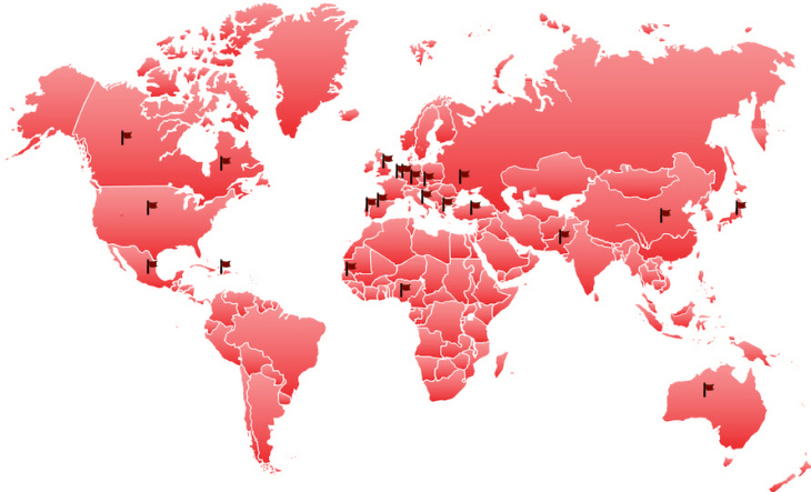 carte du monde