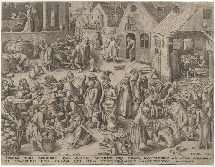 Charitas, d'après Bruegel