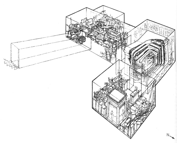 Axonométrie KV 62