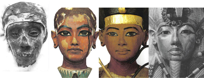 Comparaison momie - sculptures TAA
