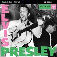 Elvis-blue suede shoes