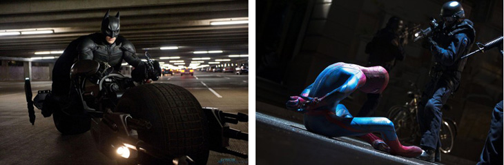 Dark Knight Rises et Amazing Spiderman