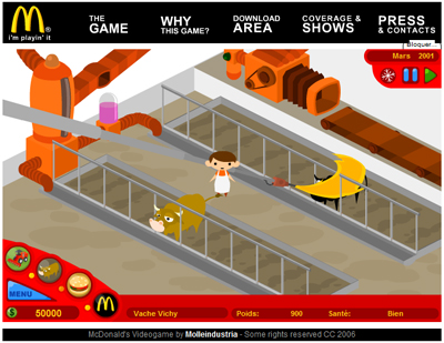 mcdonald video game