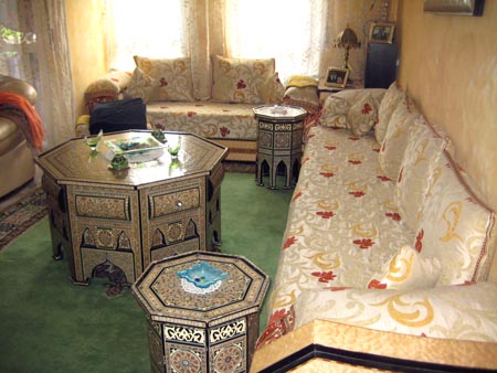 Le salon chez Mounia