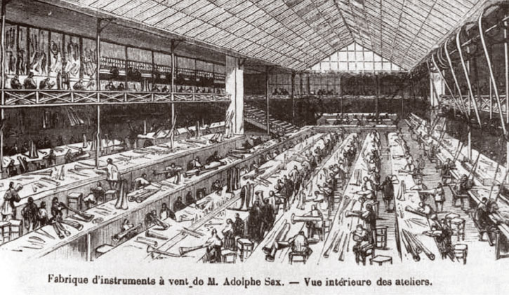 Atelier intérieur Sax