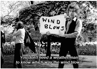 wind blows