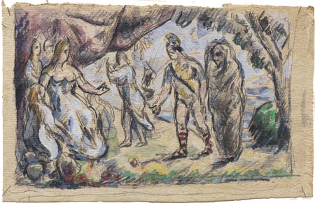 Cézanne Enée rencontrant Didon à Carthage1875